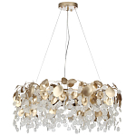 Люстра с декоративными подвесками из прозрачного стекла в форме монеток FAIRYTREE Light варинант исполнения - 10 | Loft Concept в Рязани