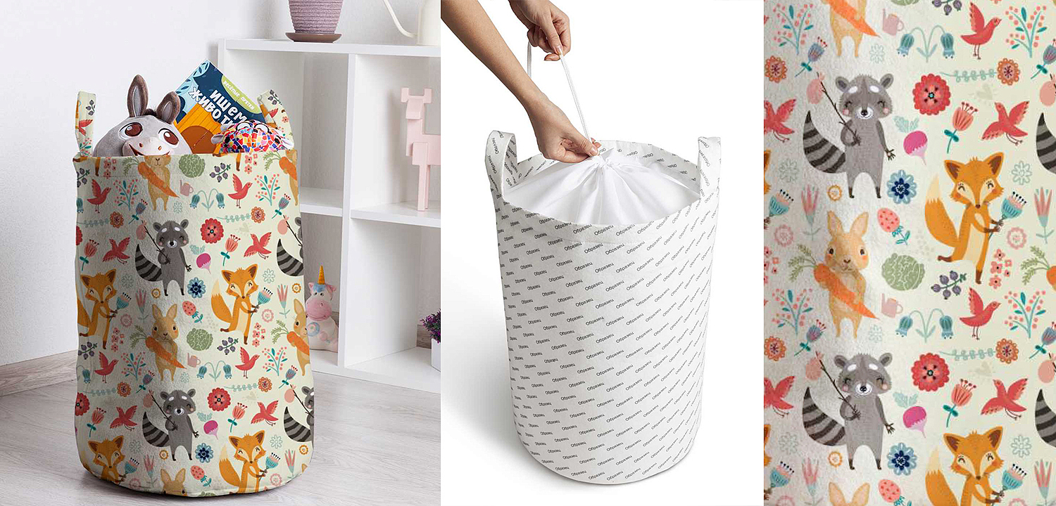 Корзина Little Animals Basket Корзина Little Animals Basket - Loft-Concept в Рязани