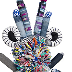 Кукла из джинсы Rusalka Upcycling варинант исполнения - 2 | Loft Concept в Рязани