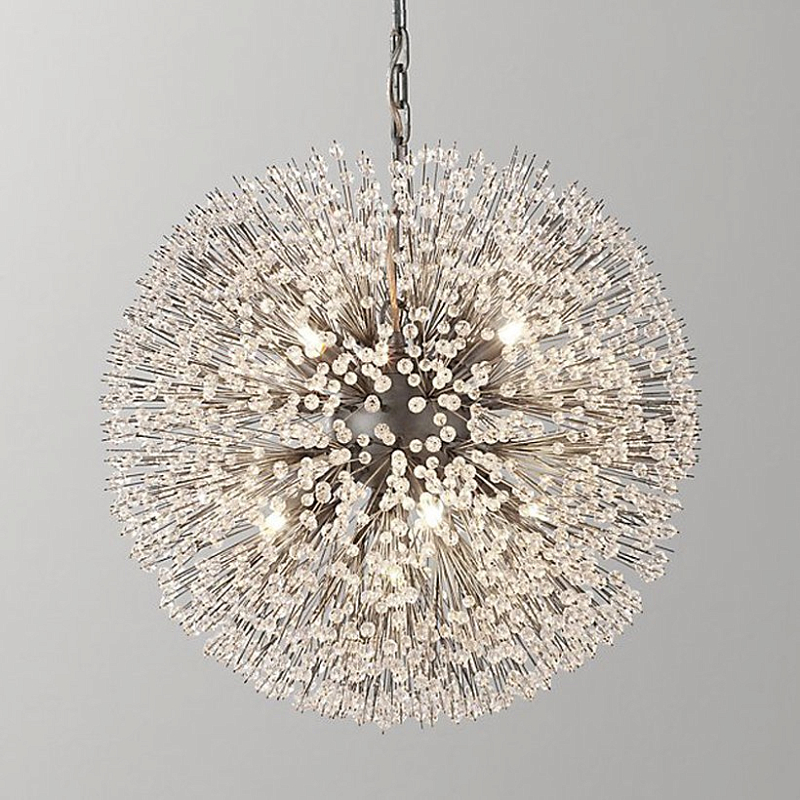 Люстра Dandelion Chandelier Серебряный Люстра Dandelion Chandelier Серебряный в Рязани | Loft Concept
