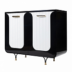 Черно-белый распашной комод Accordo варинант исполнения - 2 | Loft Concept в Рязани