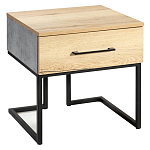 Тумба прикроватная с ящиком в стиле лофт Urban Style Space 2 варинант исполнения - 2 | Loft Concept в Рязани