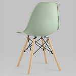 Пластиковый стул на ножках из массива бука Eames Mint варинант исполнения - 5 | Loft Concept в Рязани