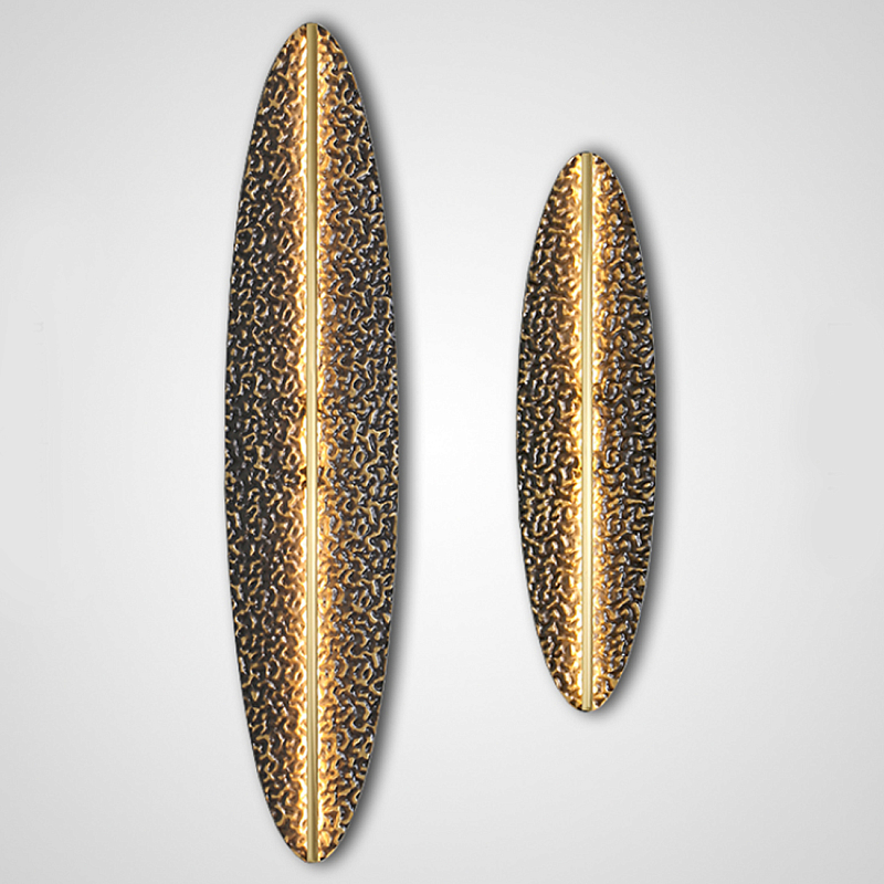 Бра MILIUS OVAL Wall Lamp  Золотой Бронза в Рязани | Loft Concept 