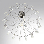 Люстра подвесная из металла с хрустальными прозрачными подвесками Quasar 81 варинант исполнения - 11 | Loft Concept в Рязани