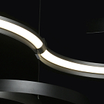 Люстра подвесная светодиодная в виде волнообразной ленты Ribbon Vortex варинант исполнения - 6 | Loft Concept в Рязани