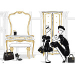 Megan Hess. Te Lttle Blk Dess варинант исполнения - 8 | Loft Concept в Рязани