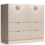 Комод с фактурным фасадом Satin Furniture варинант исполнения - 1 | Loft Concept в Рязани