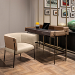 Письменный стол прямоугольный с 2-мя выдвижными ящиками Bristol варинант исполнения - 4 | Loft Concept в Рязани