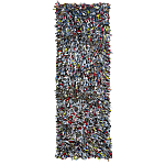 Ковер прямоугольный разноцветный из джинсовой одежды Zero Waste варинант исполнения - 1 | Loft Concept в Рязани