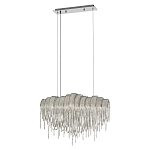 Люстра подвесная с металлическими цепочками и изогнутыми металлическими дугами 72 см Atlantis Chain варинант исполнения - 2 | Loft Concept в Рязани