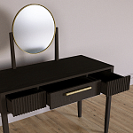 Туалетный Стол с зеркалом Primo Темный орех варинант исполнения - 7 | Loft Concept в Рязани