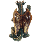 Часы в виде дракона Green Dragon with Clock варинант исполнения - 2 | Loft Concept в Рязани