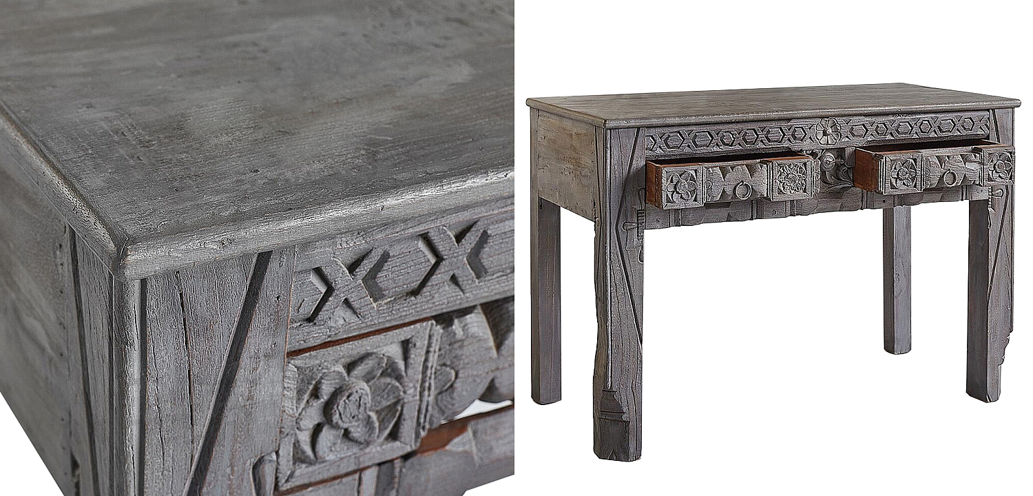 Консоль Sadhika Grey Mango Console Консоль Sadhika Grey Mango Console - Loft-Concept в Рязани
