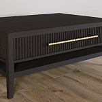 Кофейный стол Primo с двумя ящиками Темный орех варинант исполнения - 3 | Loft Concept в Рязани