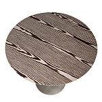 Стол барный круглый высокий с полосатым узором Zebroids варинант исполнения - 2 | Loft Concept в Рязани