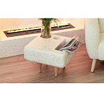 Керамический столик на деревянных ножках «Квадро» варинант исполнения - 7 | Loft Concept в Рязани