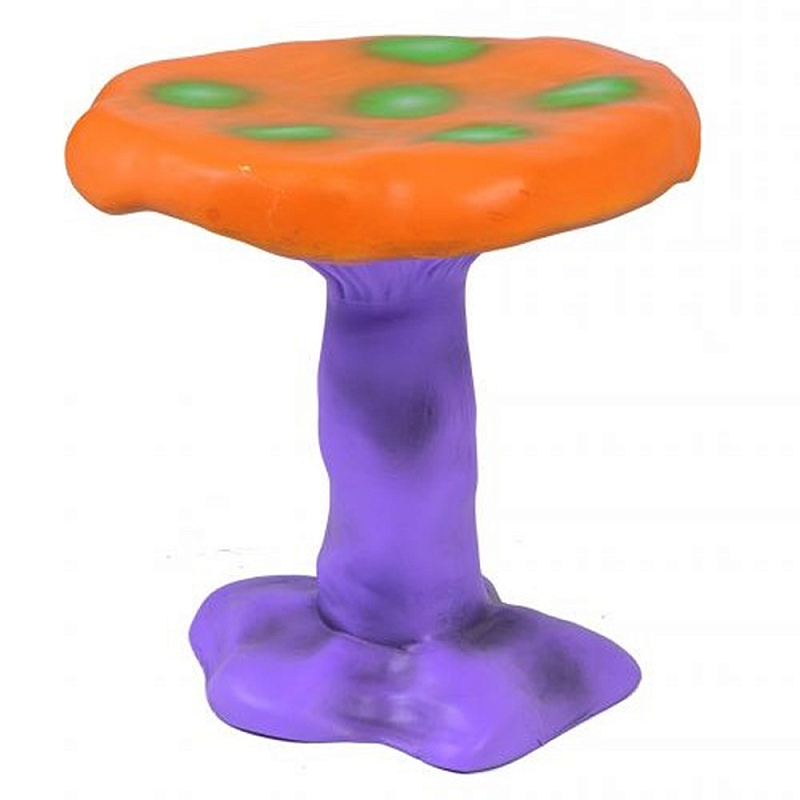 Табурет Seletti Amanita Orange Оранжевый Фиолетовый Табурет Seletti Amanita Orange Оранжевый Фиолетовый в Рязани | Loft Concept
