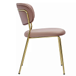 Стул Singer Chair без подлокотников Розовый Велюр варинант исполнения - 2 | Loft Concept в Рязани