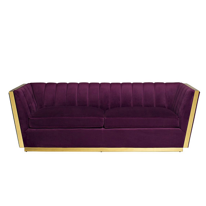 Диван Art Deco Purple Sofa Фиолетовый Диван Art Deco Purple Sofa Фиолетовый в Рязани | Loft Concept