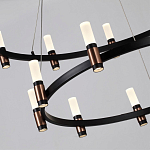 Люстра подвесная с двумя круглыми ярусами и цилиндрическими плафонами Arnaut Light варинант исполнения - 5 | Loft Concept в Рязани