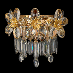 Бра с декоративными элементами в виде крупных хрустальных цветов Palace Gardens варинант исполнения - 1 | Loft Concept в Рязани
