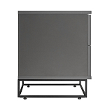 Тумба прикроватная цвета графит с ящиками Strict Lines варинант исполнения - 6 | Loft Concept в Рязани