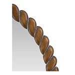 Зеркало с текстурной рамой из натурального дерева  Pine Wall Mirror варинант исполнения - 4 | Loft Concept в Рязани