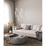 Люстра каскадная с 10-ю прозрачными плафонами Wave Line варинант исполнения - 12 | Loft Concept в Рязани