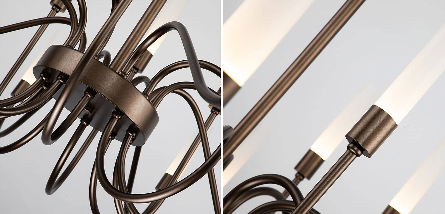 Люстра Faiber Brown Chandelier Люстра Faiber Brown Chandelier - Loft-Concept в Рязани