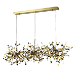 Люстра подвесная из трех частей с металлическими круглыми элементами Terzani Argent варинант исполнения - 3 | Loft Concept в Рязани