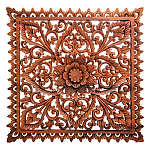 Панно из дерева квадратное Tracery Panel With Trees варинант исполнения - 1 | Loft Concept в Рязани