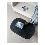 Столик кофейный черного цвета с овальной столешницей и круглым основанием Black Dalmen Table варинант исполнения - 9 | Loft Concept в Рязани