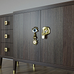 Большой Комод-буфет Elsa Dreams Walnut с ящиками варинант исполнения - 2 | Loft Concept в Рязани