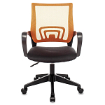 Офисное кресло с основанием из черного пластика Desk chairs Orange варинант исполнения - 2 | Loft Concept в Рязани