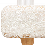 Керамический столик на деревянных ножках «Квадро» варинант исполнения - 5 | Loft Concept в Рязани