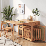 Обеденный стол раскладной из дерева Astiс Table варинант исполнения - 2 | Loft Concept в Рязани