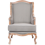 Кресло из массива бука светло-серое Solid Luxury варинант исполнения - 1 | Loft Concept в Рязани