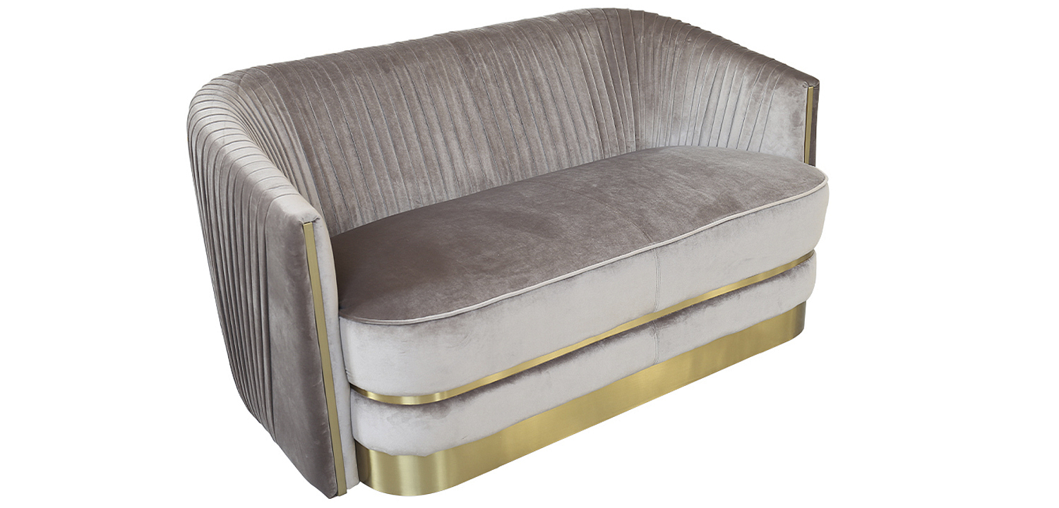 Диван двухместный велюр Bolger sofa Диван двухместный велюр Bolger sofa - Loft-Concept в Рязани