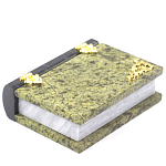 Шкатулка в виде книги из натурального камня змеевик Stone Casket варинант исполнения - 2 | Loft Concept в Рязани