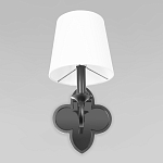 Бра с белым текстильным абажуром и фигурным основанием с зеркальной вставкой Vitorino варинант исполнения - 10 | Loft Concept в Рязани