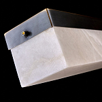 Подвесной светильник линейный из натурального камня Perfection of Geometry варинант исполнения - 7 | Loft Concept в Рязани