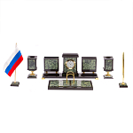 Настольный письменный набор из нефрита на ножках Executive Recruitment варинант исполнения - 1 | Loft Concept в Рязани