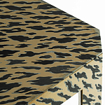 Дизайнерский кофейный стол с рисунком леопард Neytiri Beige Leopard варинант исполнения - 2 | Loft Concept в Рязани