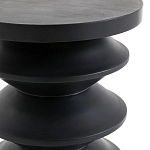 Фигурный приставной столик черного цвета AMORPHOUS варинант исполнения - 2 | Loft Concept в Рязани