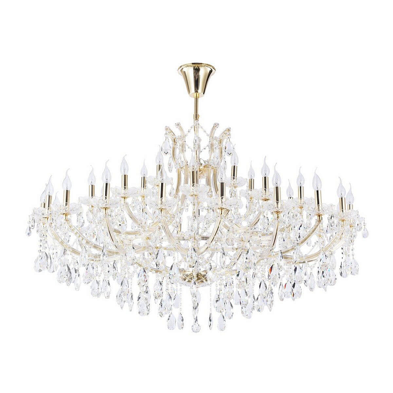 Люстра Pasquale Chandelier 35 Золотой Прозрачный Люстра Pasquale Chandelier 35 Золотой Прозрачный в Рязани | Loft Concept