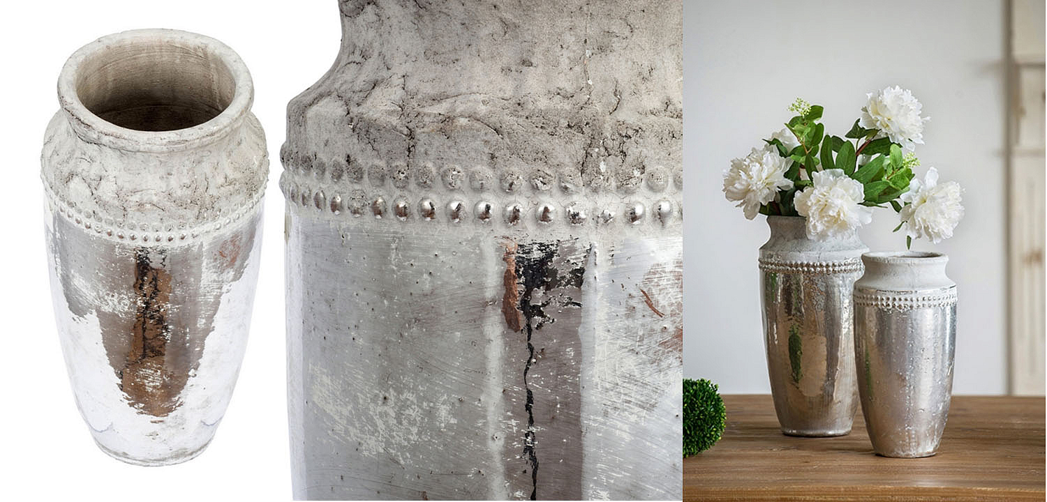 Ваза Vase Argenta silver 33 Ваза Vase Argenta silver 33 - Loft-Concept в Рязани