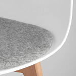 Стул из пластика с мягким сиденьем Eames варинант исполнения - 8 | Loft Concept в Рязани