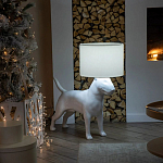 Лампа COLLECTION OF DOGS с абажуром Бультерьер варинант исполнения - 5 | Loft Concept в Рязани