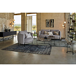 Стеллаж из металла и стекла Menzie Black Stripes Metal Rack варинант исполнения - 1 | Loft Concept в Рязани